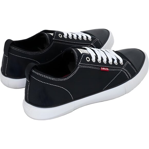 Levi's Anikin Black Canvas Sneakers Men's US 9M - Picture 3 of 6